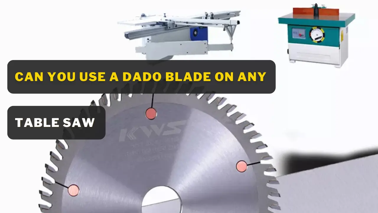 Can You Use A Dado Blade On Any Table Saw
